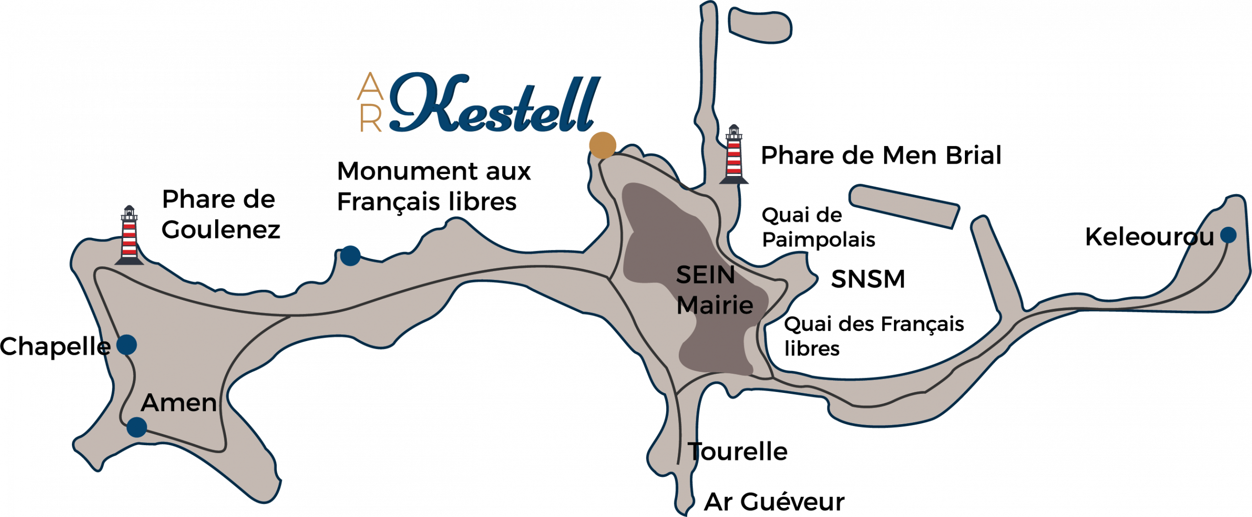 Carte ile de sein